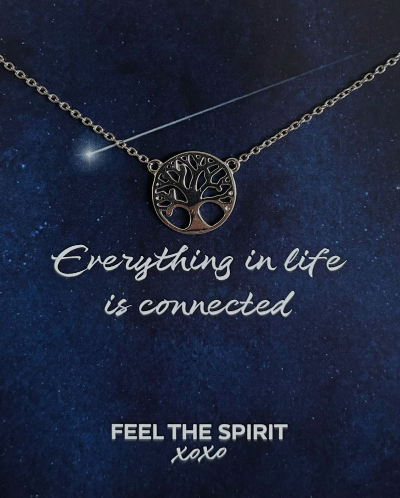 Feel the Spirit Necklace Tree of Life Silver XN006S
