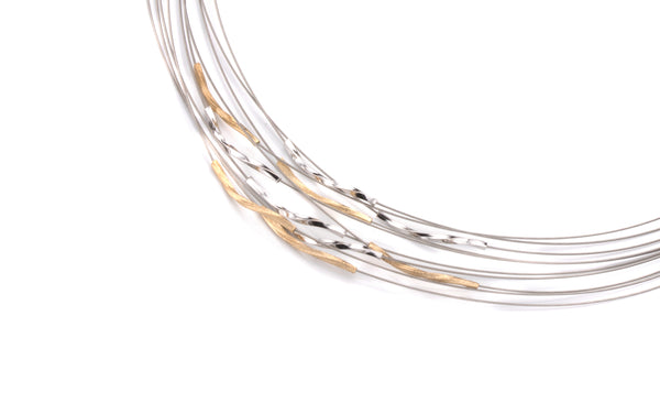 Gala Design Necklace Sonic Square Gold J0152