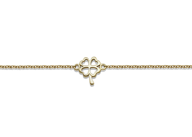 Feel the Spirit Armband Lucky Leaf vergoldet XB002G
