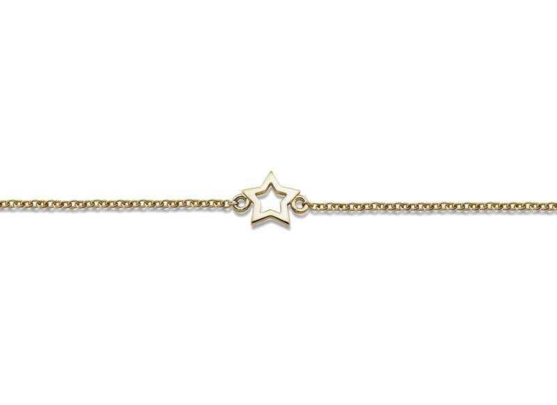 Feel the Spirit Armband Stern vergoldet XB003G