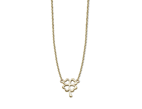 Feel the Spirit Ketting Lucky Leaf Goldplated XN002G