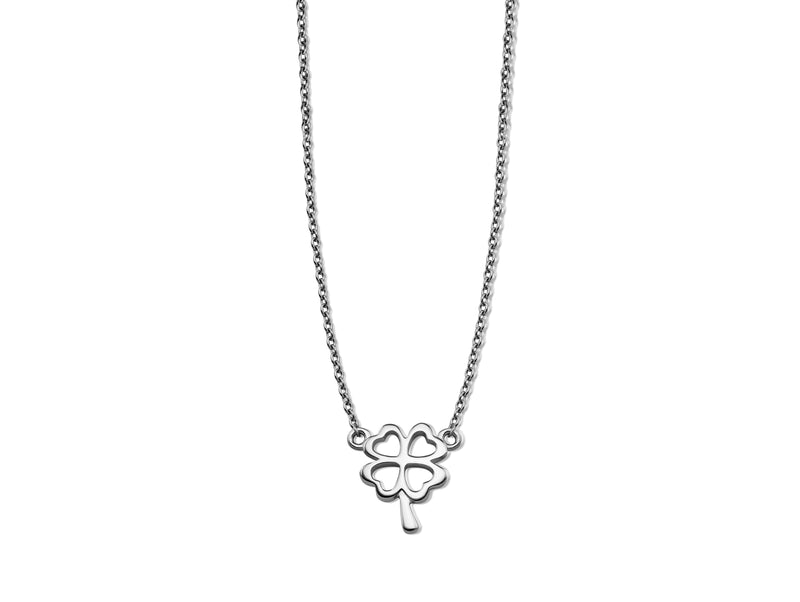Feel the Spirit Halskette Lucky Leaf Silber XN002S