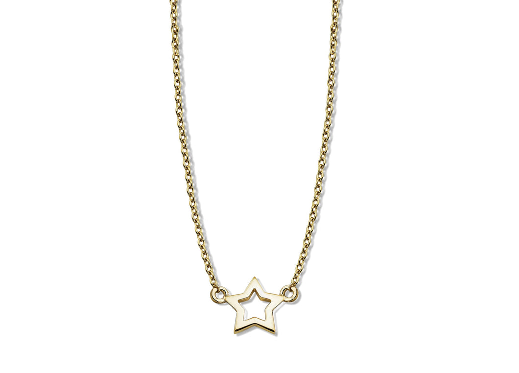 Feel the Spirit Ketting Ster Goldplated XN003G