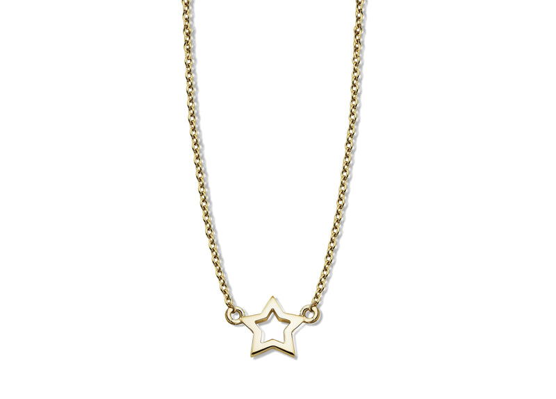 Feel the Spirit Ketting Ster Goldplated XN003G