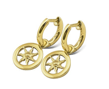 Load image into Gallery viewer, Jwls4u Oorbellen Earrings Sun Goldplated JE014G
