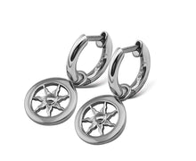 Afbeelding in Gallery-weergave laden, Jwls4u Oorbellen Earrings Sun Silver JE014S
