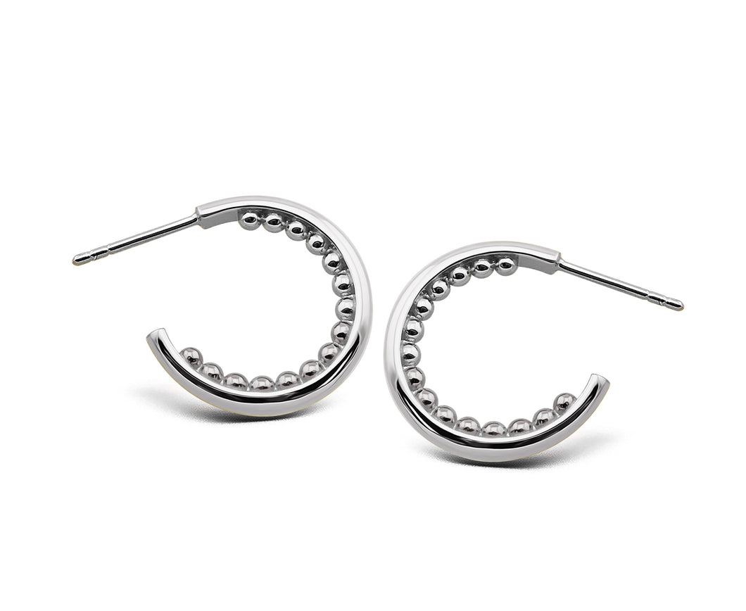 Jwls4u Earrings Balls S JE026S