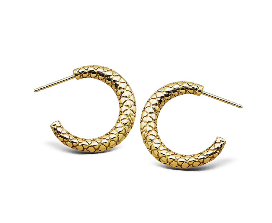 Jwls4u Earrings Snake G JE027G