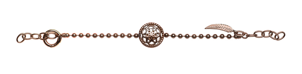 Dreamcatcher Armband Flower Mocca TFB02BR Media 1 van 1