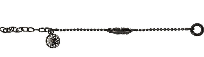 Dreamcatcher Armband Feather Black TFB03BK