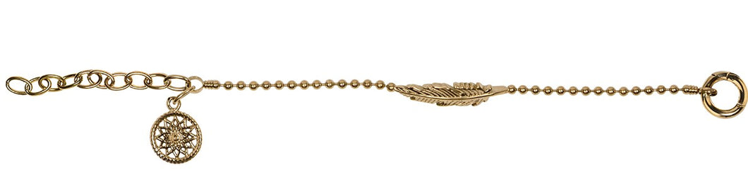Dreamcatcher Armband Feather Gold TFB03GO