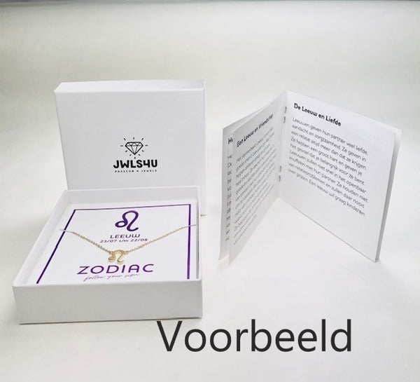 Zodiac Tweelingen Ketting Zilver ZN006S