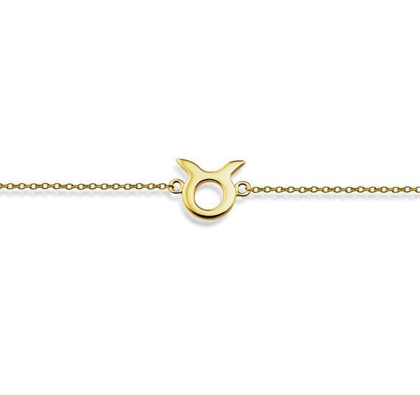 Zodiac Stier Armband Gold-Plated ZB005G Jwls4u