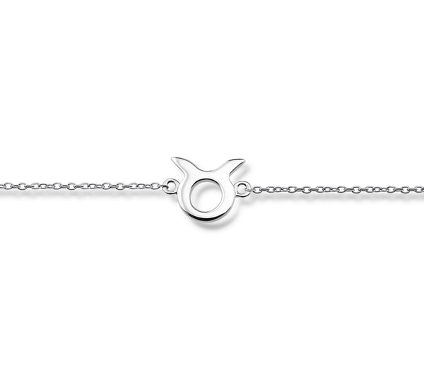 Sternzeichen Stier-Armband Silber ZB005S