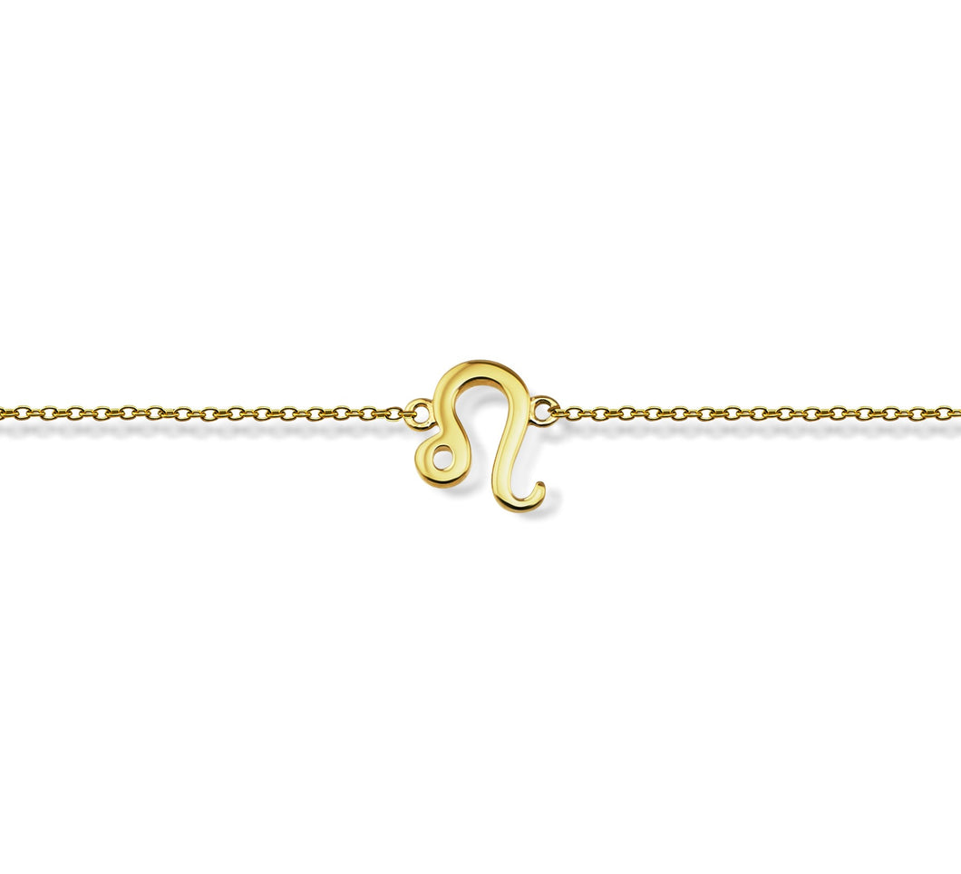 Zodiac Leeuw Armband Gold-Plated ZB008G Jwls4u