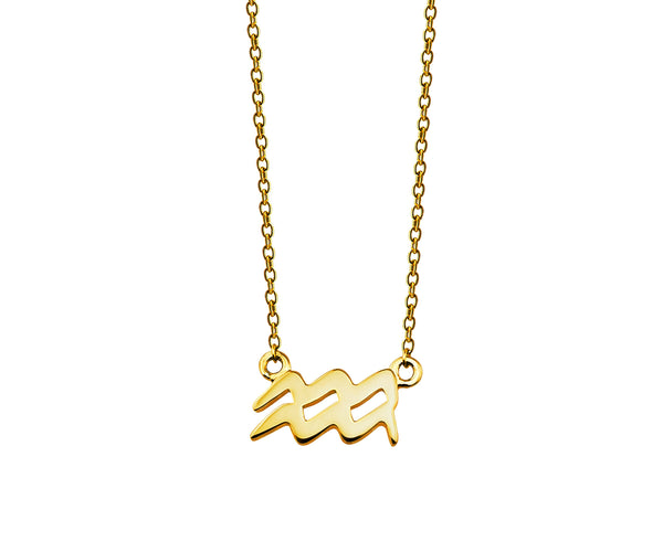 Zodiac Waterman Ketting Gold-plated ZN002G Jwls4u