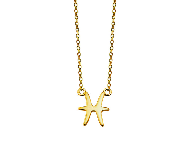 Zodiac Vissen Ketting Goldplated ZN003G Jwls4u