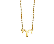 Laden Sie das Bild in den Galerie-Viewer, Zodiac Ram Ketting Goldplated ZN004G Jwls4u
