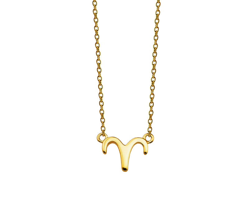 Zodiac Ram Ketting Goldplated ZN004G Jwls4u