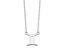 Laden Sie das Bild in den Galerie-Viewer, Zodiac Tweelingen Ketting Zilver ZN006S
