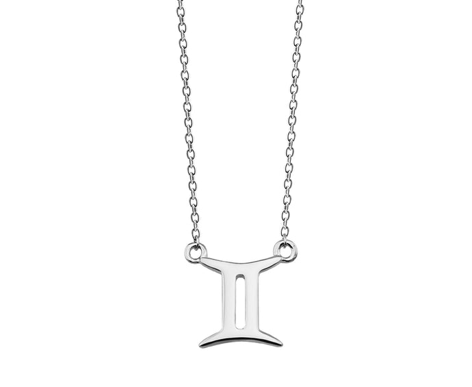 Zodiac Tweelingen Ketting Zilver ZN006S