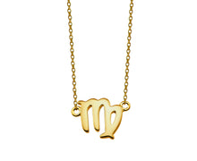 Laden Sie das Bild in den Galerie-Viewer, Zodiac Maagd Ketting Goldplated ZN009G Jwls4u
