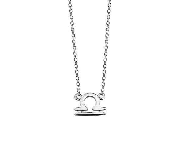 Zodiac Weegschaal Ketting Zilver ZN010S