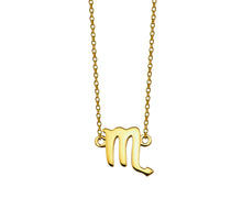 Laden Sie das Bild in den Galerie-Viewer, Zodiac Schorpioen Ketting Goldplated ZN011G Jwls4u
