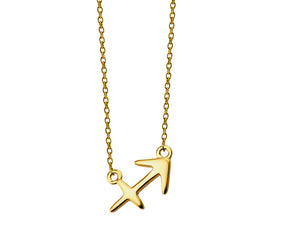 Zodiac Boogschutter Ketting Goldplated ZN012G Jwls4u
