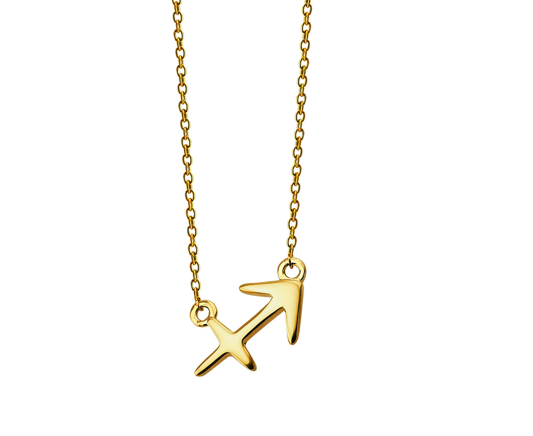 Zodiac Boogschutter Ketting Goldplated ZN012G Jwls4u