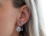 Load image into Gallery viewer, Earparty Oorbellen Earstuds Pyramid 3D Silver JE001S

